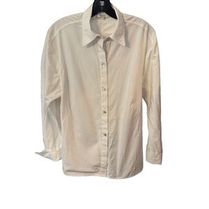 Vince Women’s Button Down Sculpted White Shirt Size Small Excellent!